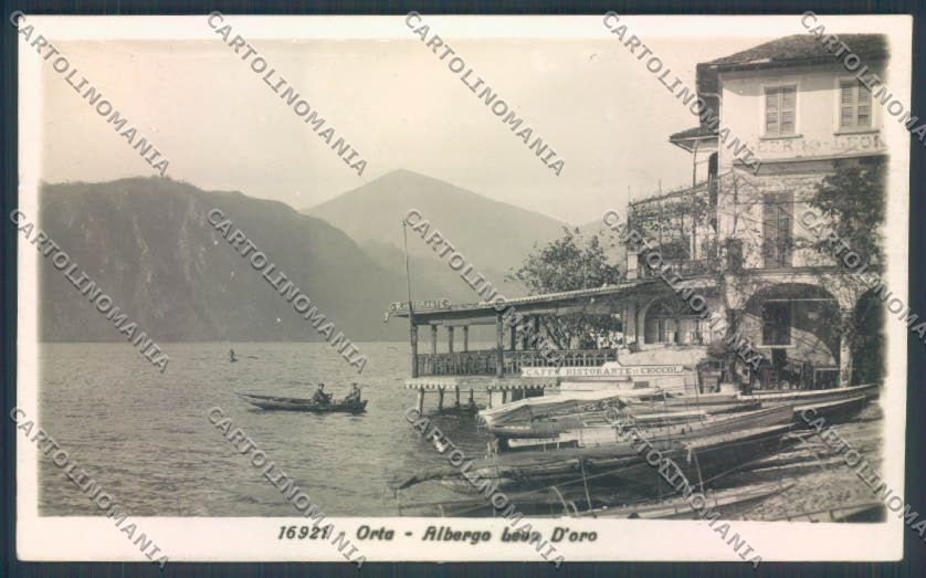 Verbania Orta Barca Foto cartolina ZQ7356 – fronte