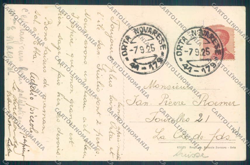 Verbania Orta cartolina ZQ7363 – retro