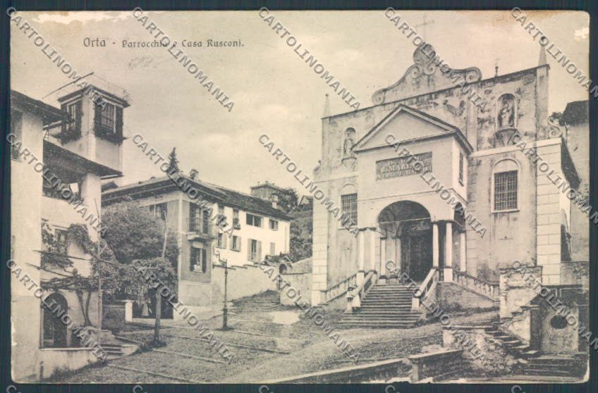 Verbania Orta ABRASA cartolina ZQ7365 – fronte