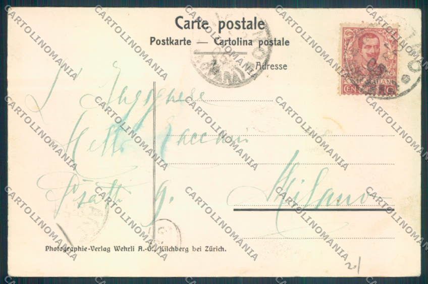 Verbania Orta cartolina ZQ7366 – retro