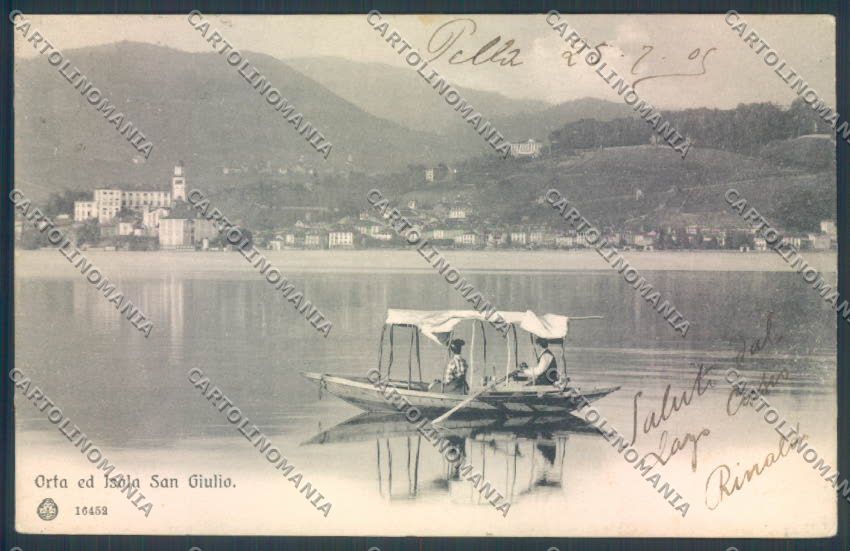 Verbania Orta Barca cartolina ZQ7367 – fronte