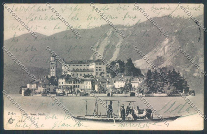 Verbania Orta Barca cartolina ZQ7368 – fronte
