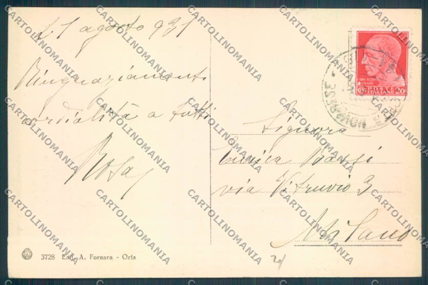 Verbania Orta cartolina ZQ7371 – retro