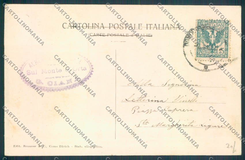 Verbania Orta cartolina ZQ7373 – retro
