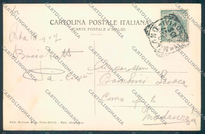 Verbania Orta cartolina ZQ7374 – retro