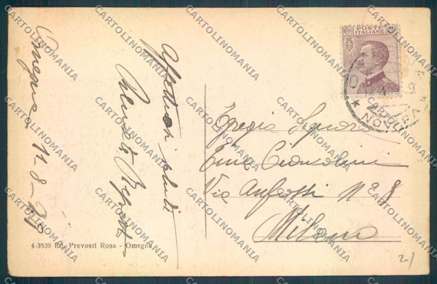 Verbania Orta cartolina ZQ7382 – retro