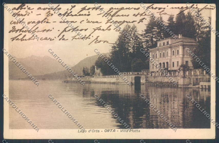 Verbania Orta ABRASA cartolina ZQ7387 – fronte