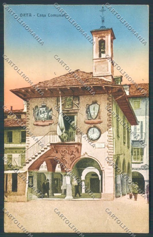 Verbania Orta PIEGHINA cartolina ZQ7391 – fronte