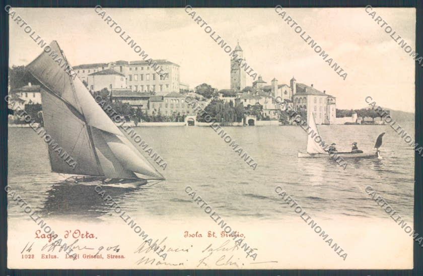 Verbania Orta Barca cartolina ZQ7393 – fronte