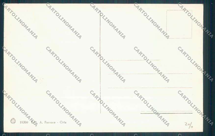 Verbania Orta cartolina ZQ7397 – retro