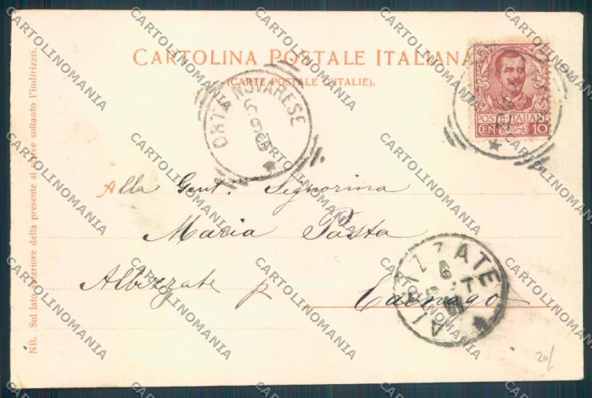 Verbania Orta cartolina ZQ7399 – retro