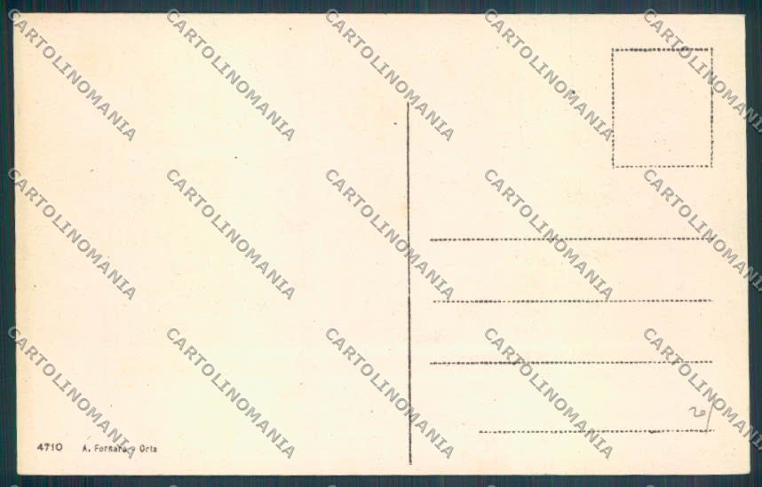 Verbania Orta cartolina ZQ7401 – retro