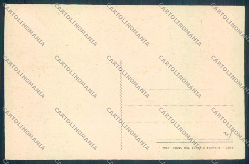 Verbania Orta cartolina ZQ7403 – retro