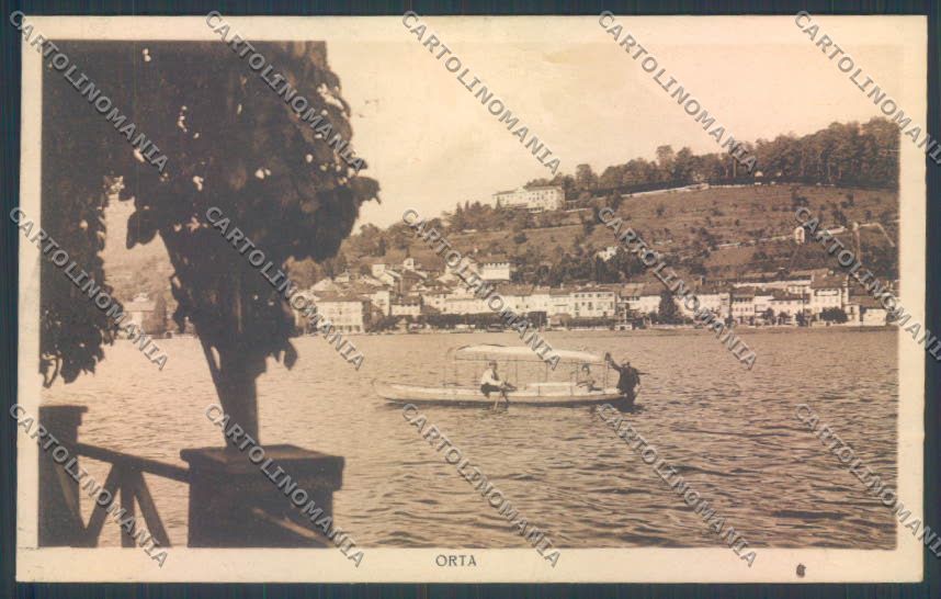 Verbania Orta Barca cartolina ZQ7406 – fronte