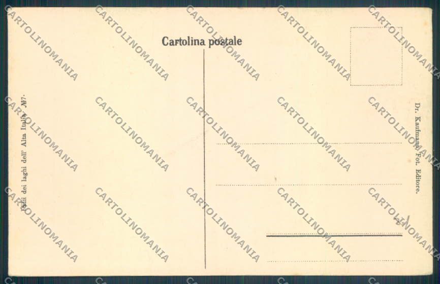 Verbania Orta cartolina ZQ7407 – retro