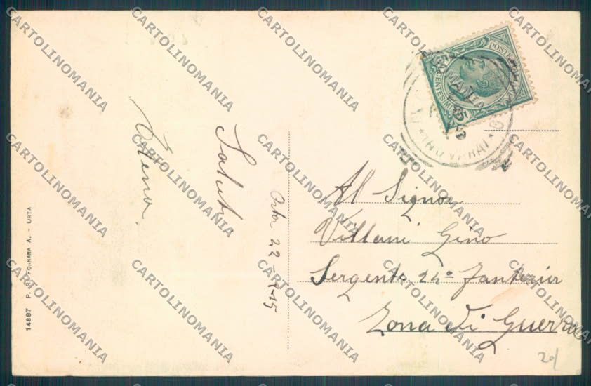 Verbania Orta Barca cartolina ZQ7412 – retro