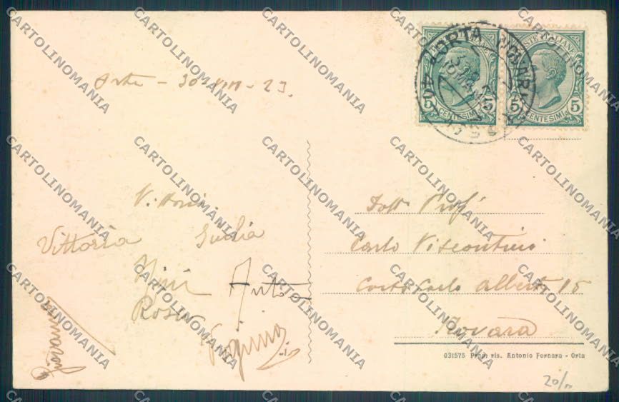 Verbania Orta cartolina ZQ7418 – retro