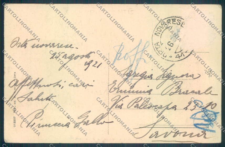 Verbania Orta cartolina ZQ7421 – retro