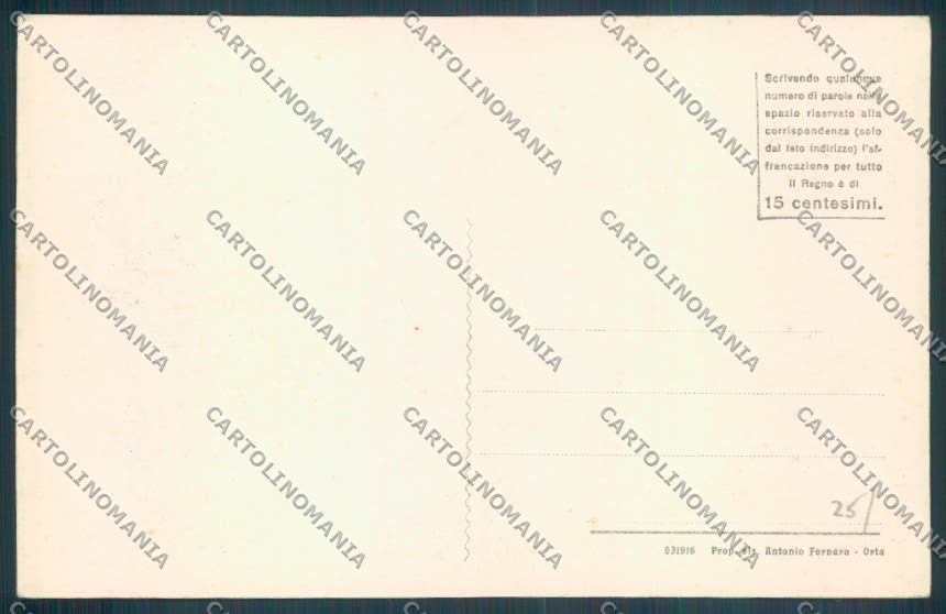 Verbania Orta cartolina ZQ7422 – retro