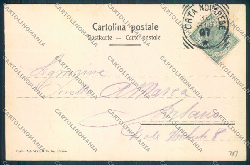 Verbania Orta cartolina ZQ7424 – retro