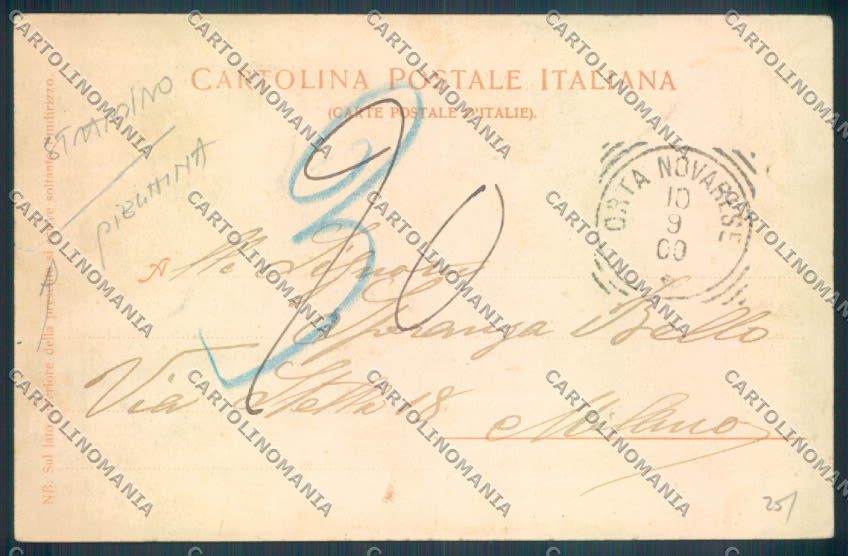 Verbania Orta STRAPPINO PIEGHINA cartolina ZQ7431 – retro