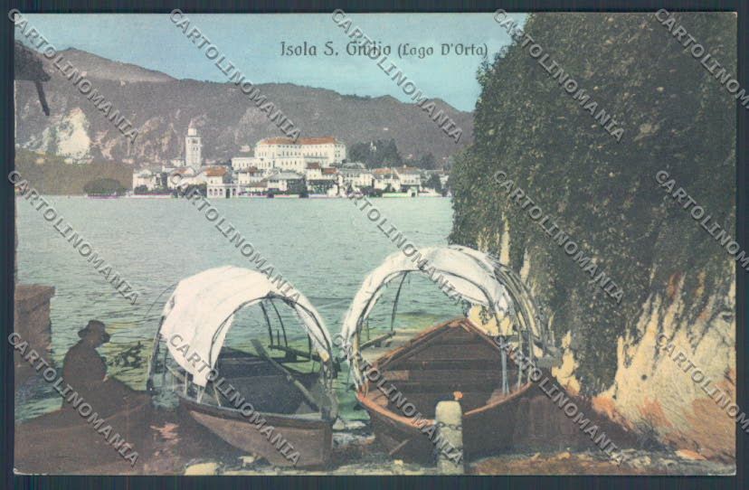 Verbania Orta Barca cartolina ZQ7436 – fronte