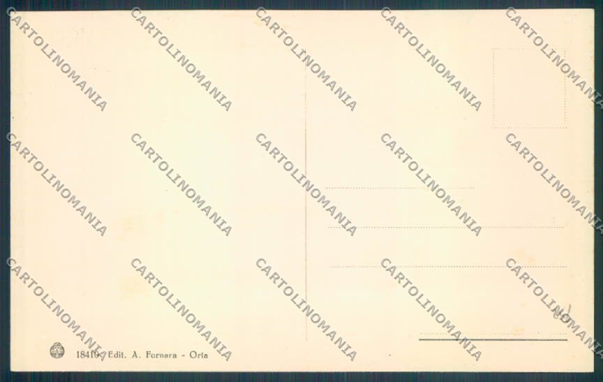 Verbania Orta cartolina ZQ7437 – retro