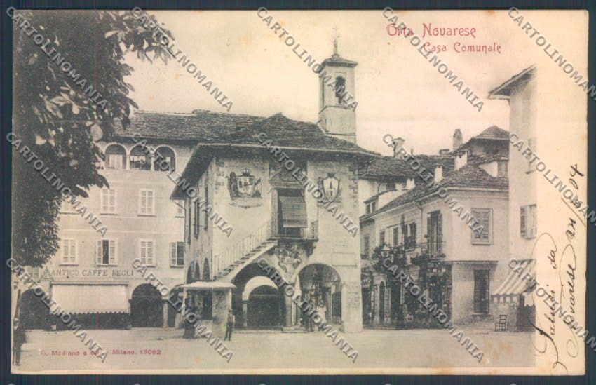 Verbania Orta cartolina ZQ7442 – fronte