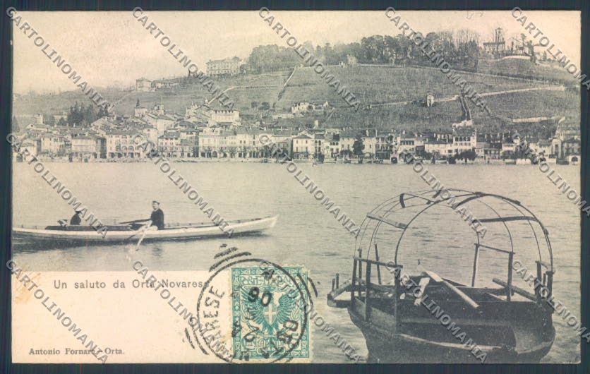 Verbania Orta Barca cartolina ZQ7443 – fronte