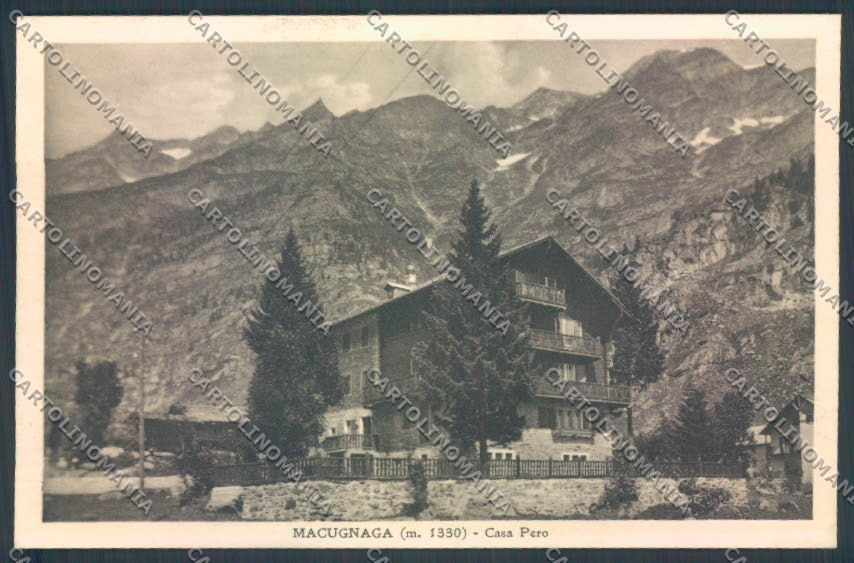 Verbania Macugnaga cartolina ZQ7449 – fronte