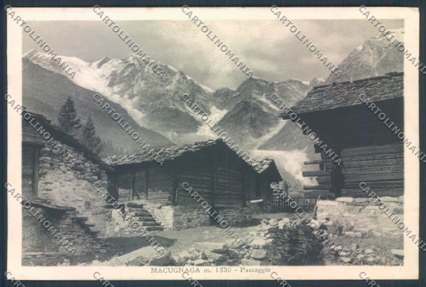 Verbania Macugnaga cartolina ZQ7451 – fronte