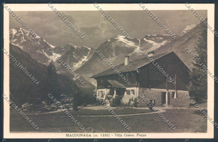 Verbania Macugnaga cartolina ZQ7452 – fronte