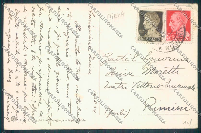 Verbania Macugnaga Monte Rosa PIEGA cartolina ZQ7456 – retro