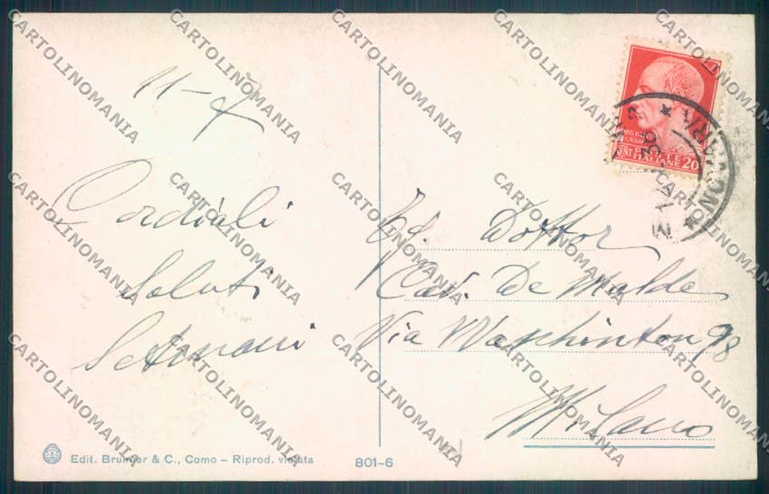Verbania Macugnaga Monte Rosa cartolina ZQ7464 – retro
