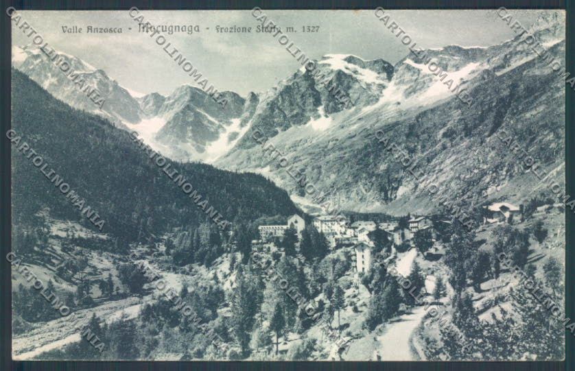 Verbania Macugnaga cartolina ZQ7469 – fronte