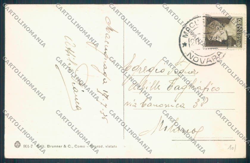 Verbania Macugnaga cartolina ZQ7469 – retro