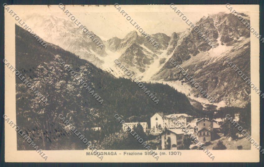 Verbania Macugnaga Monte Rosa cartolina ZQ7472 – fronte