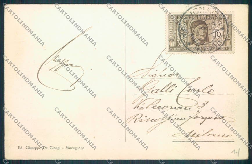 Verbania Macugnaga Monte Rosa cartolina ZQ7475 – retro