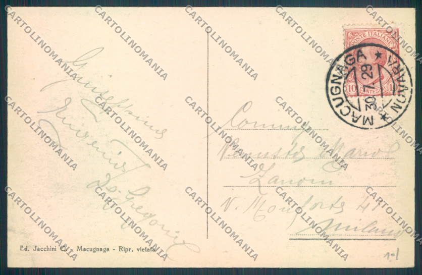 Verbania Macugnaga Monte Rosa cartolina ZQ7477 – retro