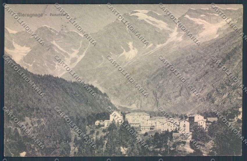 Verbania Macugnaga cartolina ZQ7478 – fronte