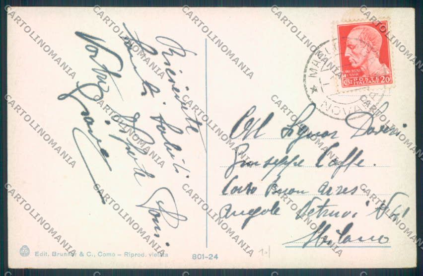 Verbania Macugnaga Monte Rosa cartolina ZQ7490 – retro