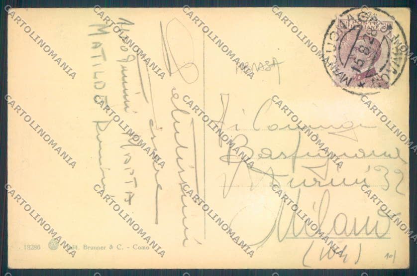 Verbania Macugnaga Monte Rosa ABRASA cartolina ZQ7491 – retro