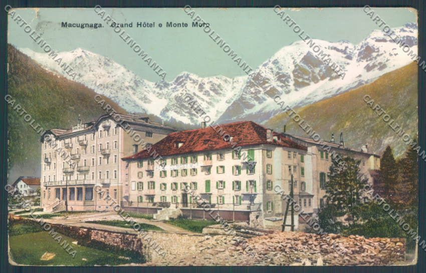 Verbania Macugnaga Monte Rosa ABRASA STRAPPINO cartolina ZQ7495 – fronte