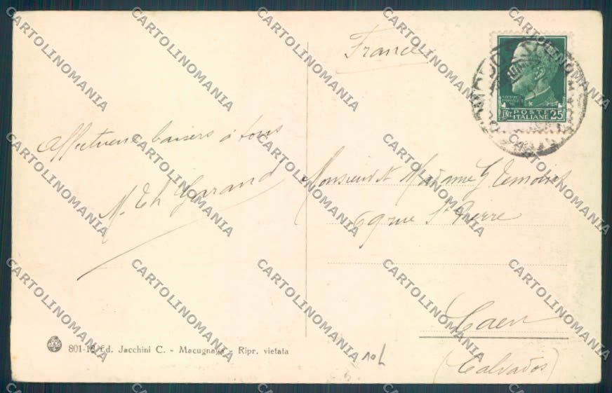 Verbania Macugnaga Monte Rosa cartolina ZQ7496 – retro