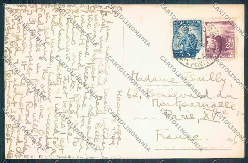 Verbania Macugnaga cartolina ZQ7498 – retro