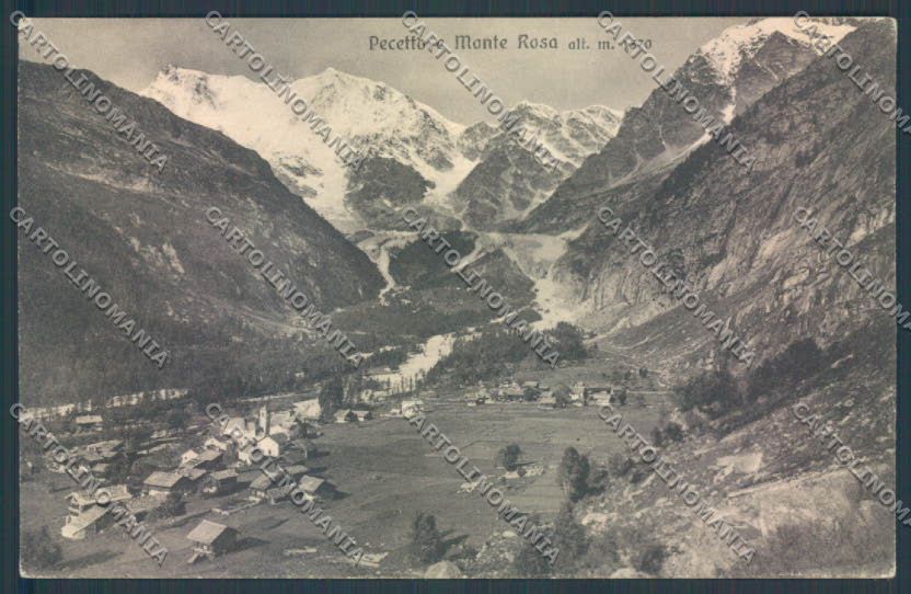 Verbania Macugnaga Monte Rosa cartolina ZQ7505 – fronte