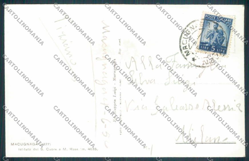 Verbania Macugnaga Monte Rosa Foto cartolina ZQ7518 – retro