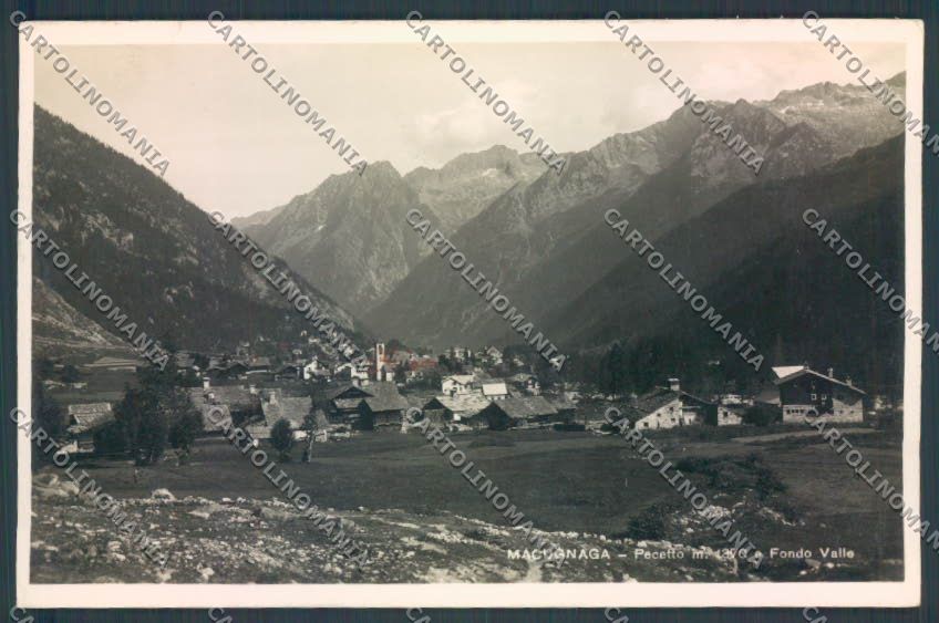 Verbania Macugnaga Foto cartolina ZQ7520 – fronte