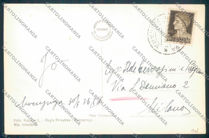 Verbania Macugnaga Monte Rosa Foto cartolina ZQ7522 – retro