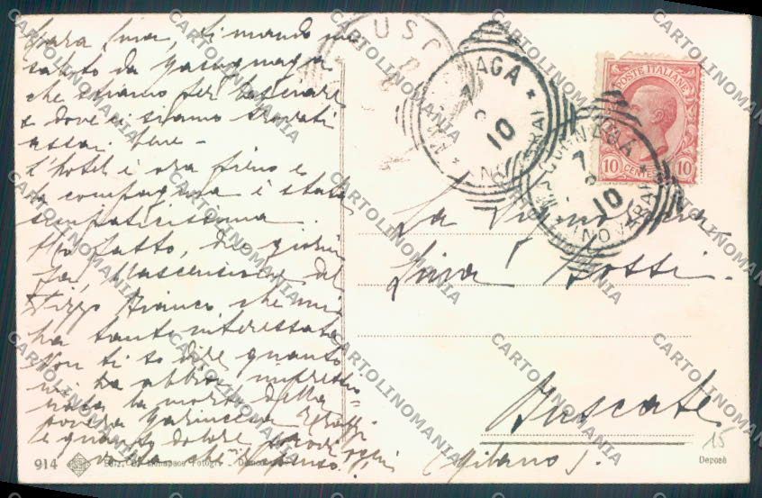 Verbania Macugnaga Monte Rosa cartolina ZQ7524 – retro